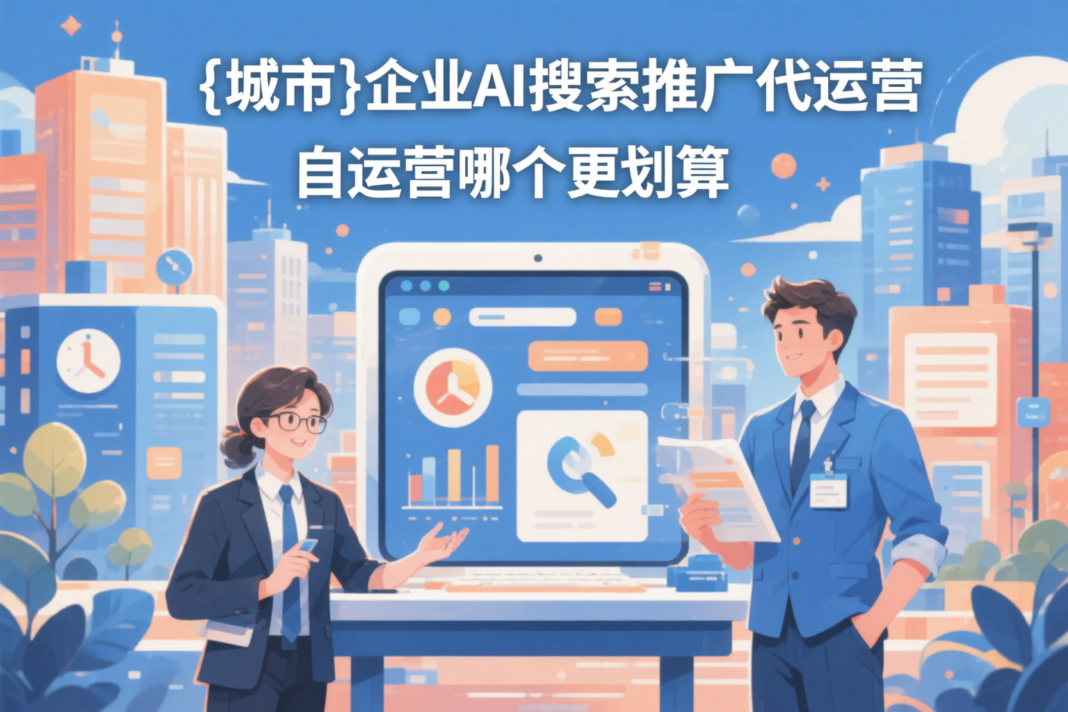 重庆城区企业AI搜索推广代运营和自运营哪个更划算