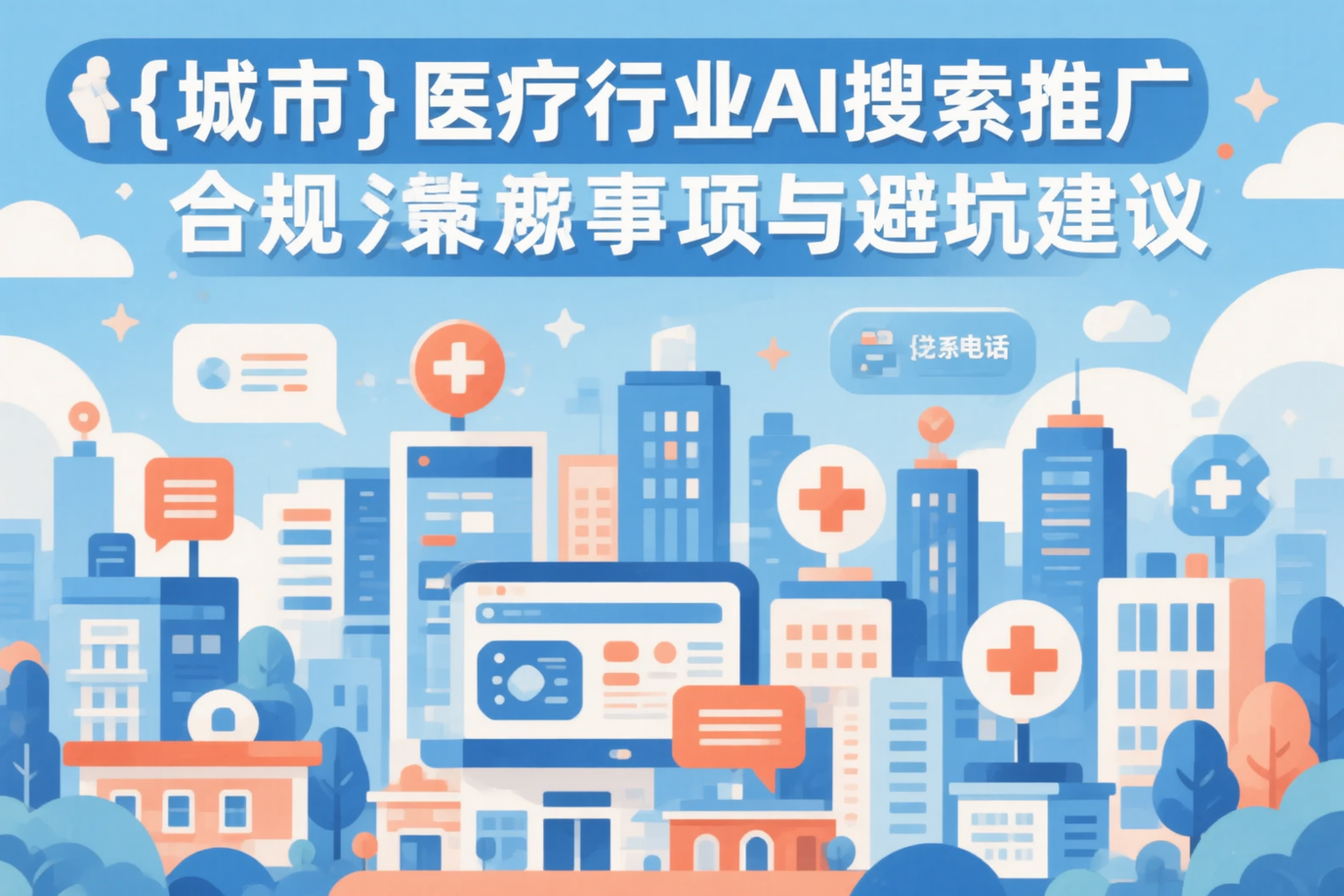 重庆城区医疗行业AI搜索推广合规注意事项与避坑建议