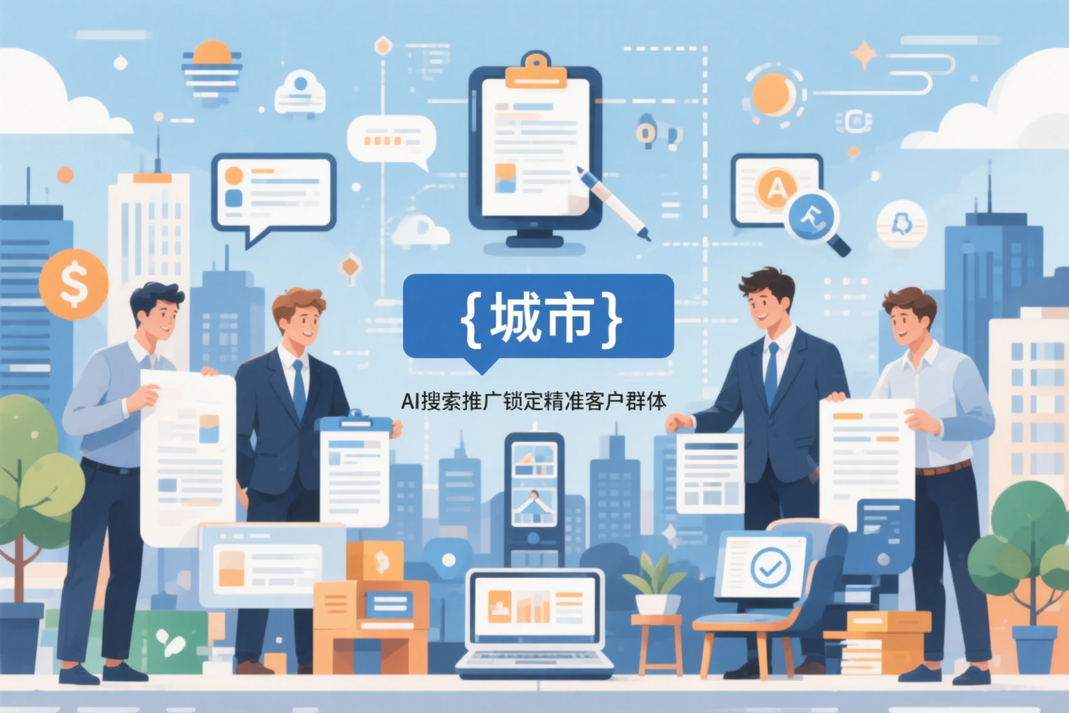 重庆城区公司如何用AI搜索推广锁定精准客户群体