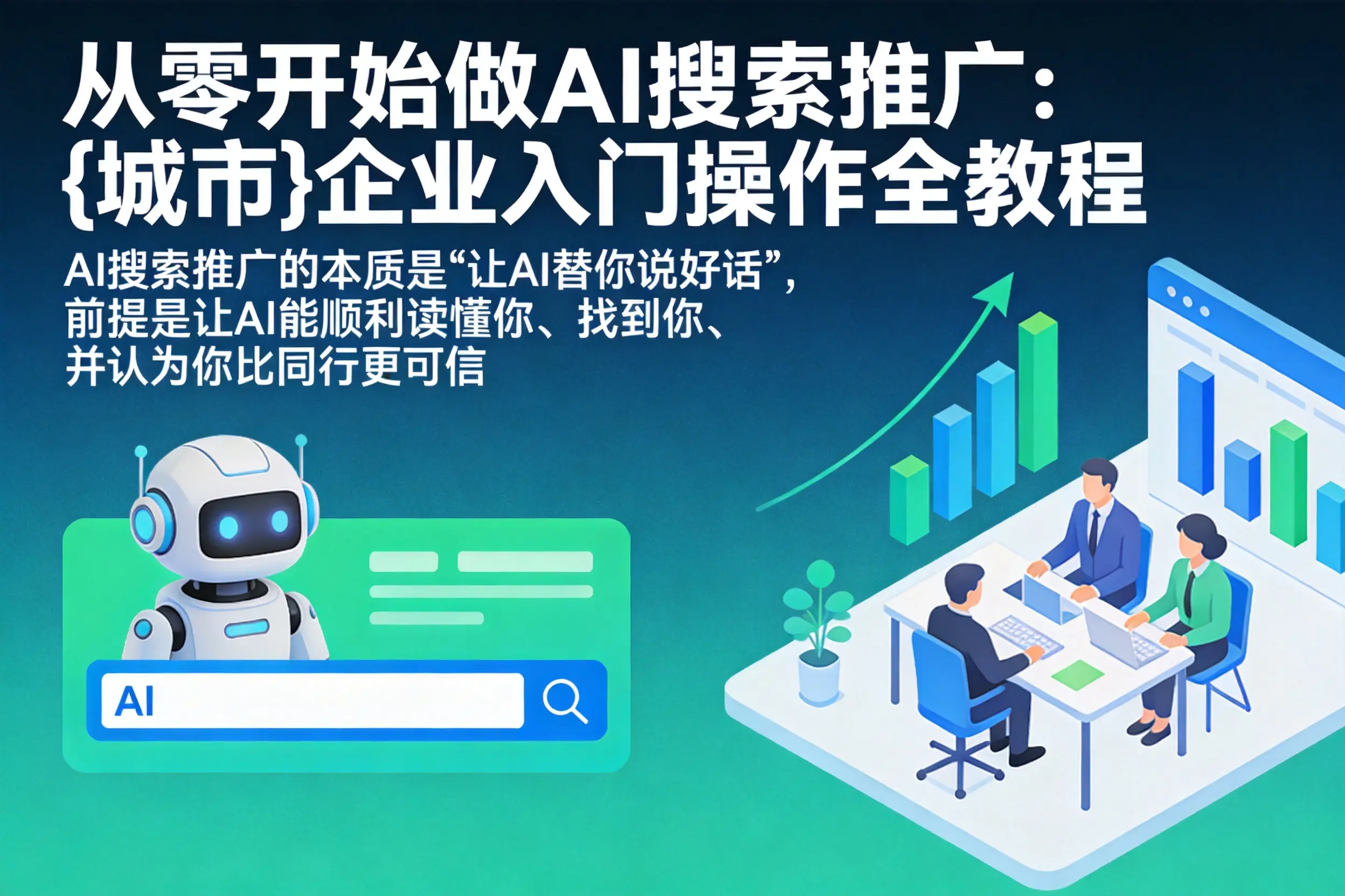 从零开始做AI搜索推广：重庆城区企业入门操作全教程