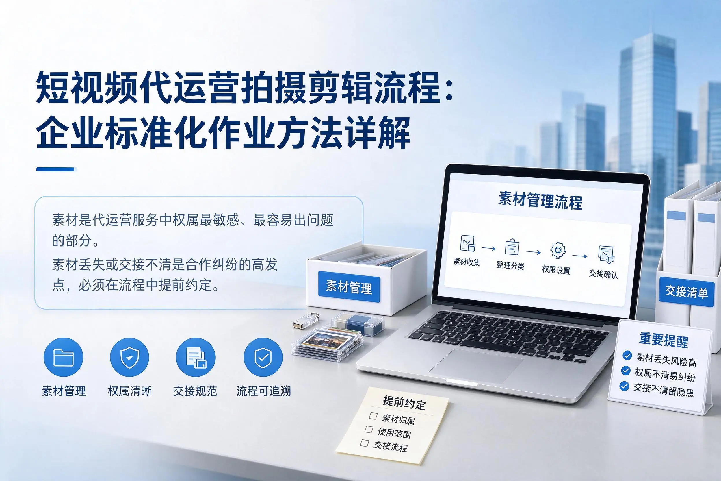 短视频代运营拍摄剪辑流程:重庆城区企业标准化作业方法详解