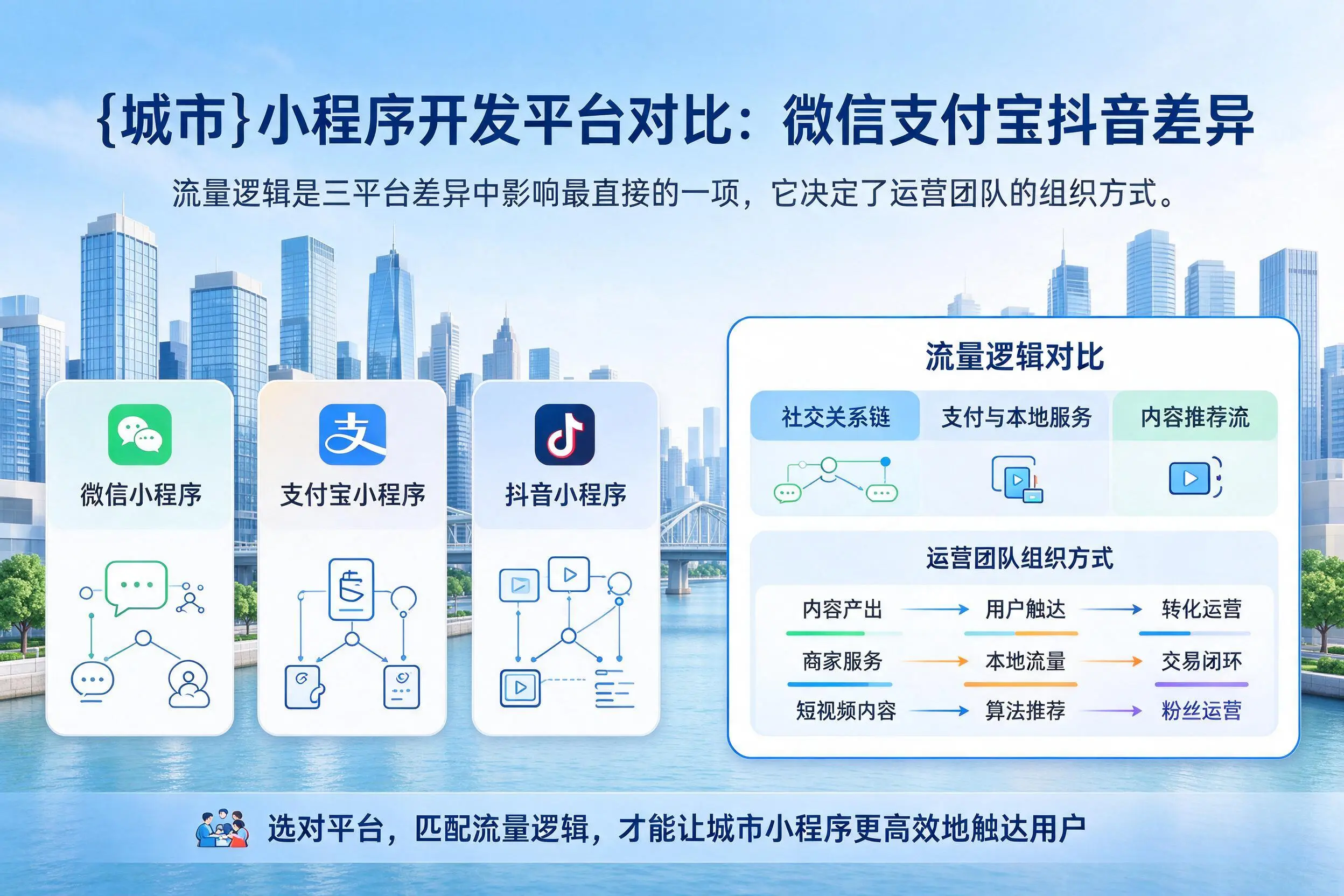 重庆城区小程序开发平台对比:微信支付宝抖音差异
