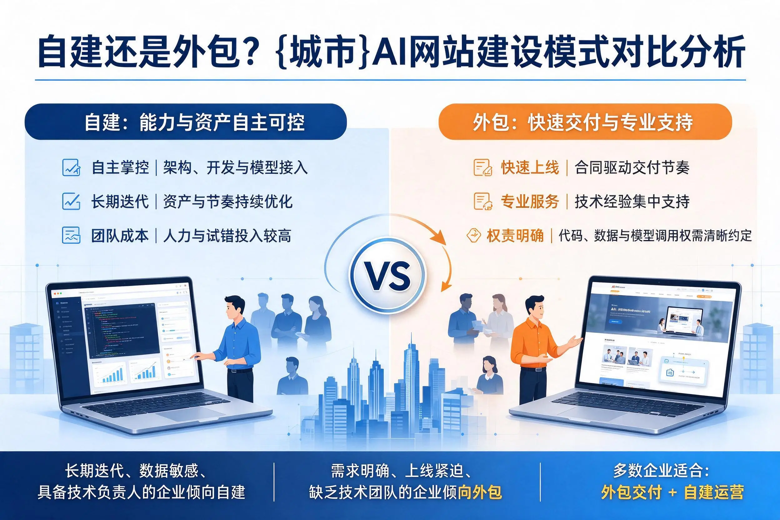 自建还是外包？重庆城区AI网站建设模式对比分析